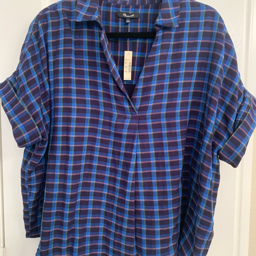 Madewell plaid shirt
